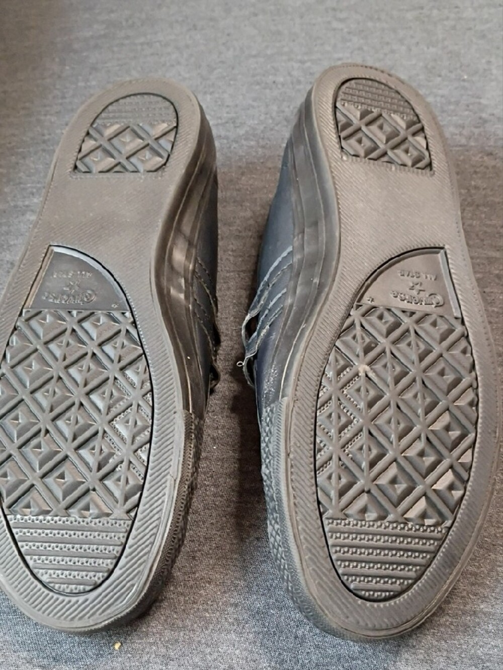 Converse Black Double-Strap Mary Jane Sneakers - Picture 7 of 8